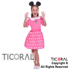 DISFRAZ MINNIE ROSA TALLE 0 x 1